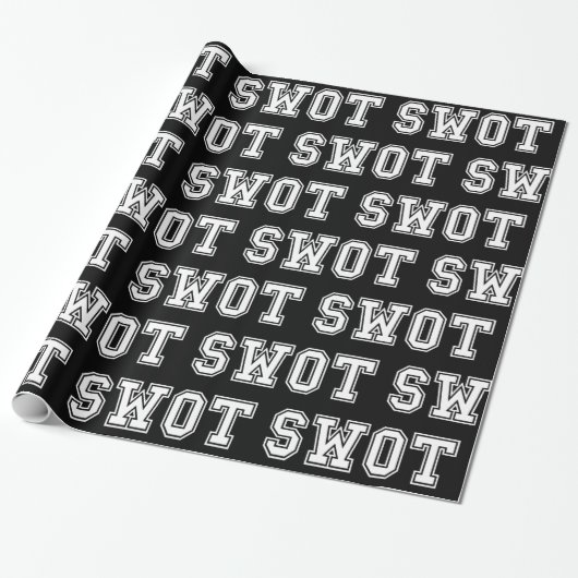SWOT WRAPPING PAPIER (Uitgerold)