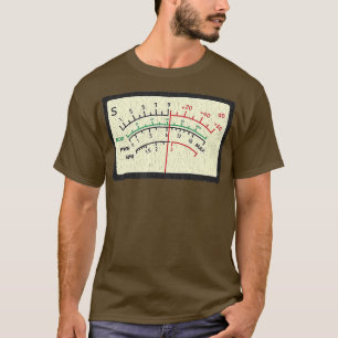 SWR Meter Amateur Ham Radio Distress Design T-shirt