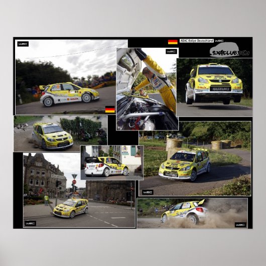 SX4 Rally Germany 2008 Poster (Voorkant)