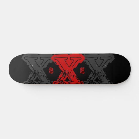 sXe strakke rand skateboard (Horizontaal)