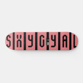 SXYGYAL 7 3/4" Skateboard Dek (Horizontaal)
