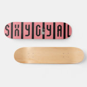 SXYGYAL 7 3/4" Skateboard Dek (Horizontaal)