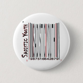 SY Bar Code Pin Ronde Button 5,7 Cm