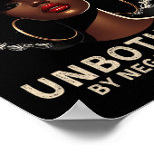 Sy Black Queen Afro-Amerikaanse dames Poster (Hoek)