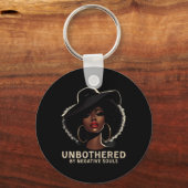Sy Black Queen Afro-Amerikaanse dames Sleutelhanger (Voorkant)