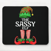 Sy Elf Christmas Family Matching Group T Shirt Muismat (Voorkant)