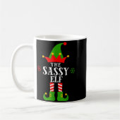 Sy Elf Funny Matching Family Group Christmas Pajam Koffiemok (Links)