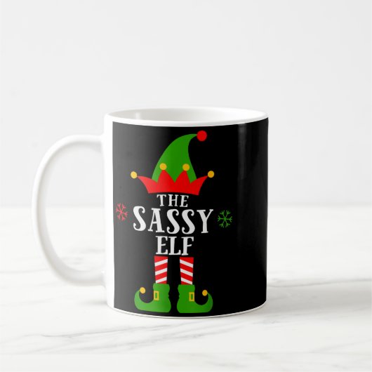 Sy Elf Funny Matching Family Group Christmas Pajam Koffiemok (Links)