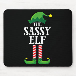 Sy Elf Matching Family Group Kerstfeest Muismat