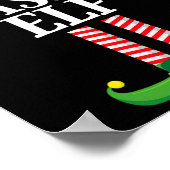 Sy Elf Matching Family Group Kerstfeest Poster (Hoek)