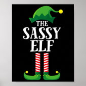 Sy Elf Matching Family Group Kerstfeest Poster (Voorkant)