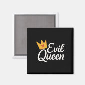 Sy Evil Queen Crown Grappig Kostuum Magneet (Voorkant / Achterkant)