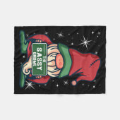 Sy Gnome Xmas Elf Matching Family Christmas Pajama Fleece Deken (Voorkant (Horizontaal))