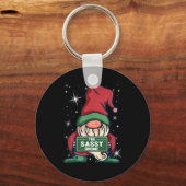 Sy Gnome Xmas Elf Matching Family Christmas Pajama Sleutelhanger (Voorkant)