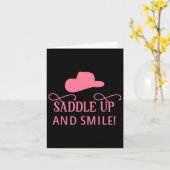 Sy Horse Lover Horseck Riding Cowgirl Princess Wes Kaart (Gele Bloem)