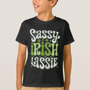 Sy Ierse Lie St Patricks Day Vrouwen Meisjes Shamr T-shirt