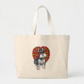 Sybil de Schnauzer Bag Grote Tote Bag (Voorkant)