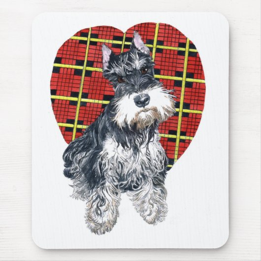Sybil de Schnauzer Mousepad Muismat (Voorkant)