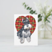 Sybil het Briefkaart Schnauzer (Staand voorkant)