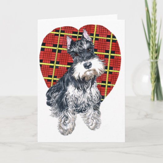 Sybil het Wenskaart Schnauzer Kaart (Voorkant)