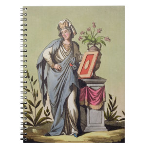 Sybil of Cumae, No. 16 uit 'Antiek Rome', engrav Notitieboek