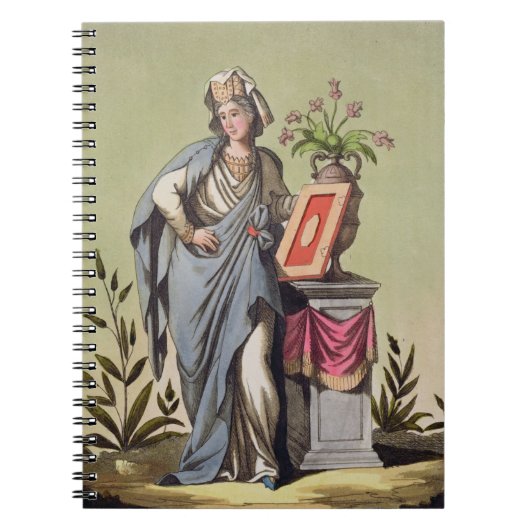 Sybil of Cumae, No. 16 uit 'Antiek Rome', engrav Notitieboek (Voorkant)