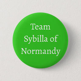 Sybilla van Normandië, koningin van Schotland Ronde Button 5,7 Cm