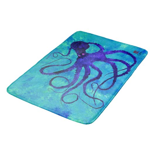 Sybille's Octopus - Grote Bath Mat (Gekanteld)