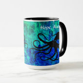 Sybille's Octopus, Hope, 15 oz. Combinatie-Mok Mok (Voorkant rechts)