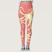 Sybille's Octopus op uw kleur - Leggings (Voorkant)