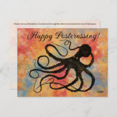 Sybille's Postcrossing Octopus - Briefkaart (Voorkant / Achterkant)