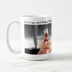 Sybil's 'Drink omhoog'...en de "Keep Calm"-Mok. Koffiemok