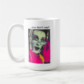 Sybil's "...Je zegt het niet!" Mok. Koffiemok (Links)