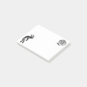 Sybol Spiral Snake Kokopelli Post-it® Notes (Schuin)