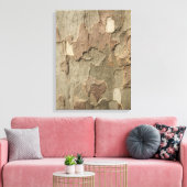 Sycamore Bark Stretched Canvas Art (Insitu (Woonkamer))