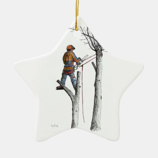 Sycamore en 020t keramisch ornament (Voorkant)