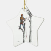 Sycamore en 020t keramisch ornament (Links)