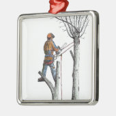 Sycamore en 020t metalen ornament (Links)