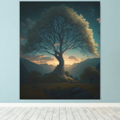 Sycamore Gap Canvas Afdruk (Insitu (Houten vloer))