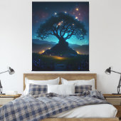 Sycamore Gap Canvas Afdruk (Insitu (Slaapkamer))