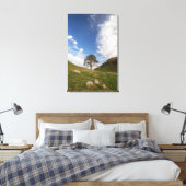 Sycamore Gap Stretched Canvas Print (Insitu (Slaapkamer))