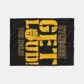 Sycamore High School krijgt luide oorlogsadelaars Fleece Deken (Voorkant (Horizontaal))