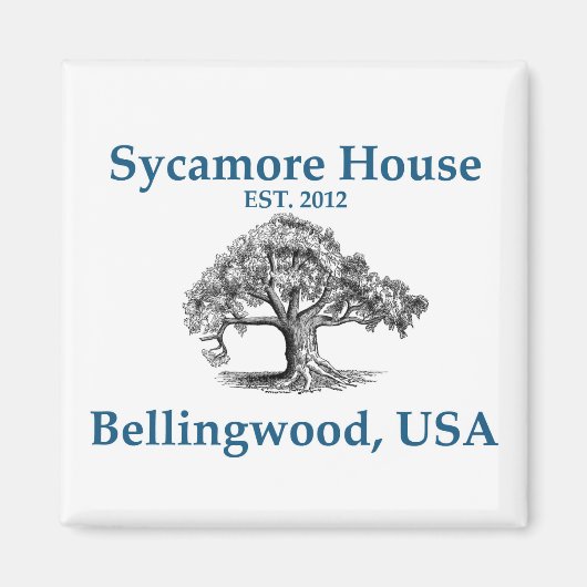 Sycamore House Magnet (Voorkant)