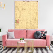 Sycamore, Ohio Canvas Afdruk (Insitu (Woonkamer))