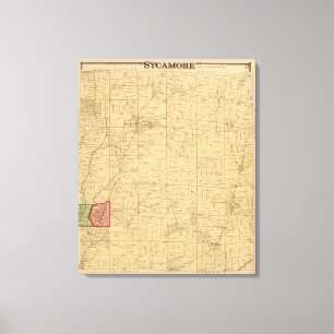 Sycamore, Ohio Canvas Afdruk