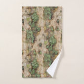 Sycamore Tree Bark Moss Lichen Bad Handdoek (Handdoek)