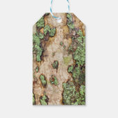 Sycamore Tree Bark Moss Lichen Cadeaulabel (Voorkant)