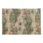 Sycamore Tree Bark Moss Lichen Kussensloop (Achterkant-Rechts)