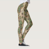 Sycamore Tree Bark Moss Lichen Leggings (Rechts)