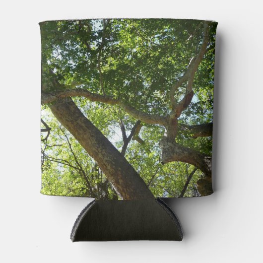 Sycamore Tree Green-Natuur Blikjeskoeler (Voorkant)